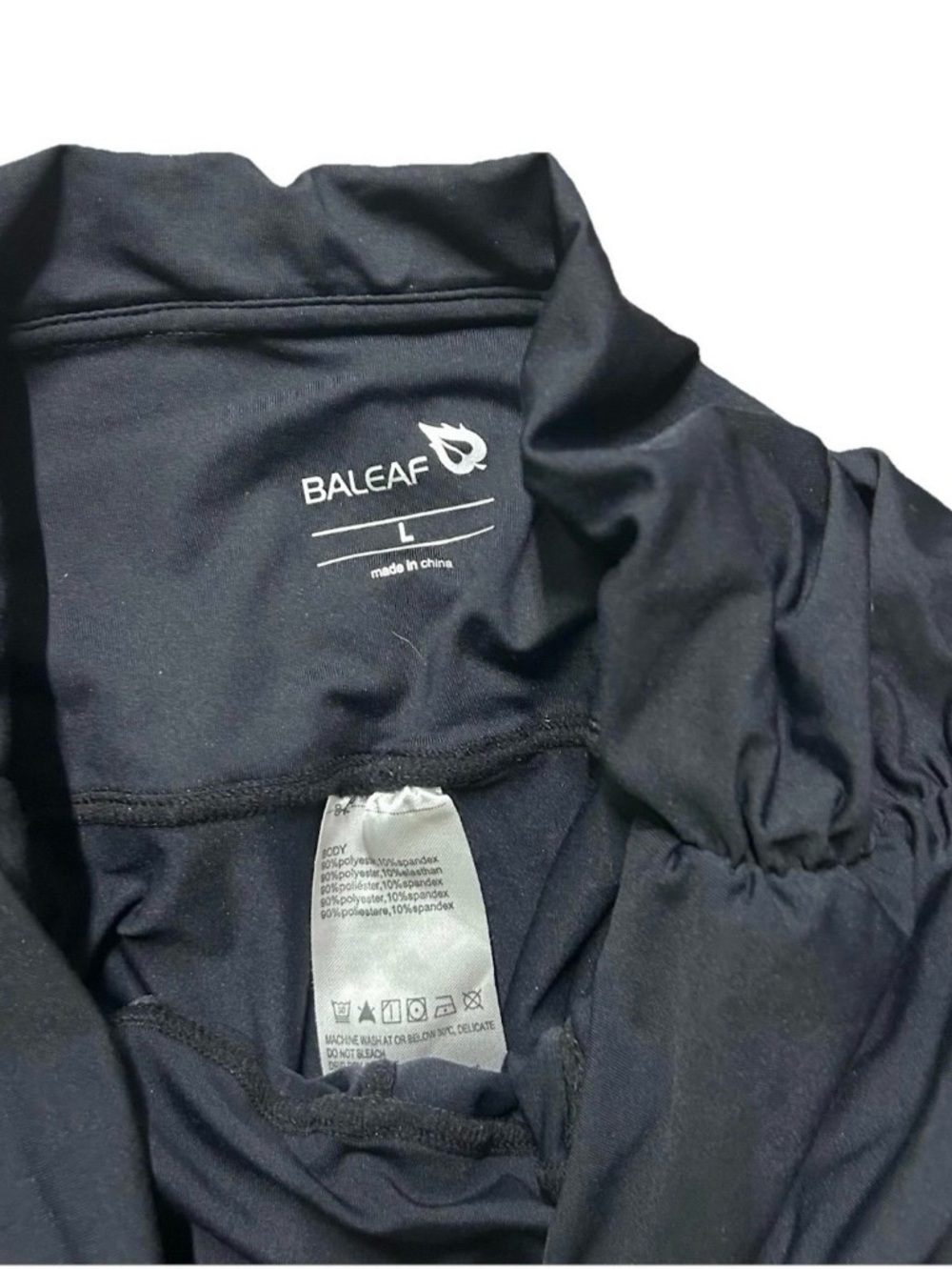Women’s Baleaf Black Yoga Pants Size Large - Picture 3 of 3